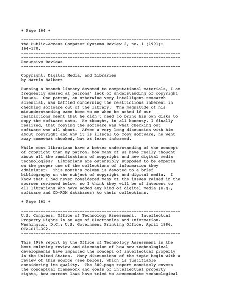 Copyright, Digital Media, and Libraries - UNT Digital Library