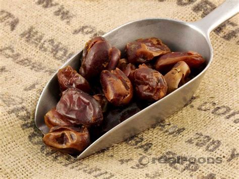 Pitted Dates Free Flow from Real Foods Buy Bulk Wholesale Online