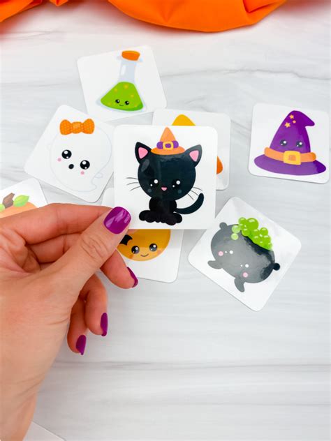 Free Printable Halloween Matching Game