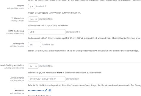 LDAP und Moodle | ChurchTools Forum