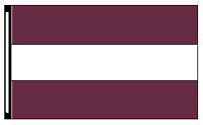 3' x 5' Burgundy White & Burgundy 3-Stripe Flag | JB Forms