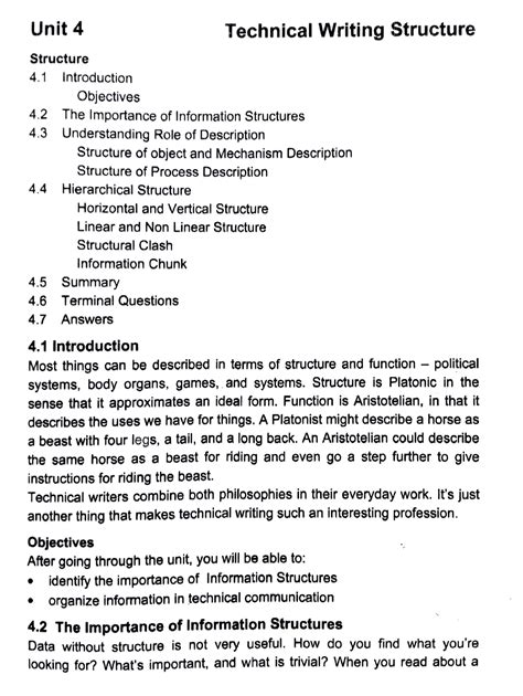 Technical Communication -Technical writing Structure - Studocu