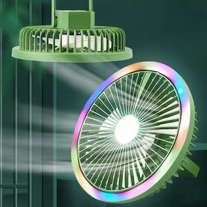 Nizix Multi-Function 2-in-1 Fan – LED Light, USB Rechargeable, Travel ...
