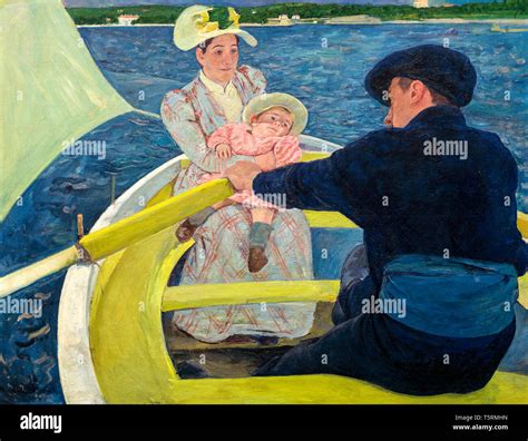 Mary Cassatt, The Boating Party, painting, c. 1893 Stock Photo - Alamy