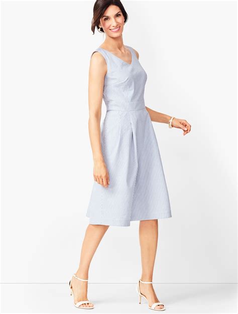 Seersucker Dress Women