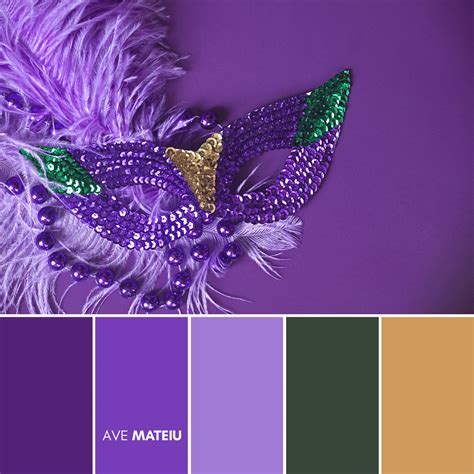 10 Spectacular Mardi Gras Color Palettes - Ave Mateiu