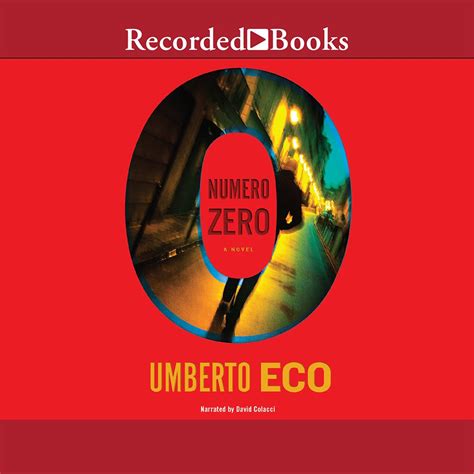 Numero Zero : Eco, Umberto, Colacci, David: Amazon.in: Books