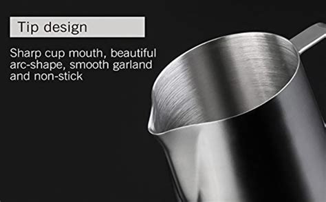 THW® 1.5 Litre Stainless Steel Milk Frothing Jug | Durable Latte Art ...