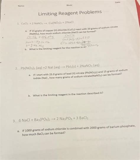 How to Do Limiting Reagent Problems 的图像结果