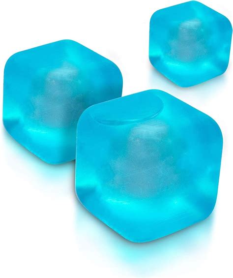 Amazon.com: 6 Reusable Ice Cube Balls Plastic Re freezable Ice Drinks Bar Parties Whisky !: Home ...