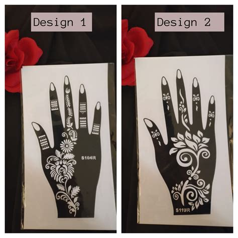 Buy Mehndi Stencil Online In India - Etsy India