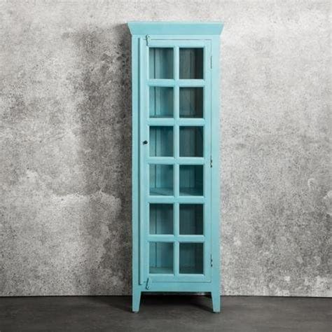 APRODZ Solid Wood Moxo Sideboard Storage Cabinet for Living Room Sky ...