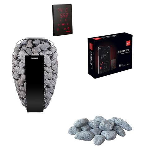 Harvia Spirit XW | Elektro Saunaofen Set mit CX110 Bedienfeld + WIFI S ...