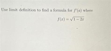 Image result for Find F1 Using Limit Def