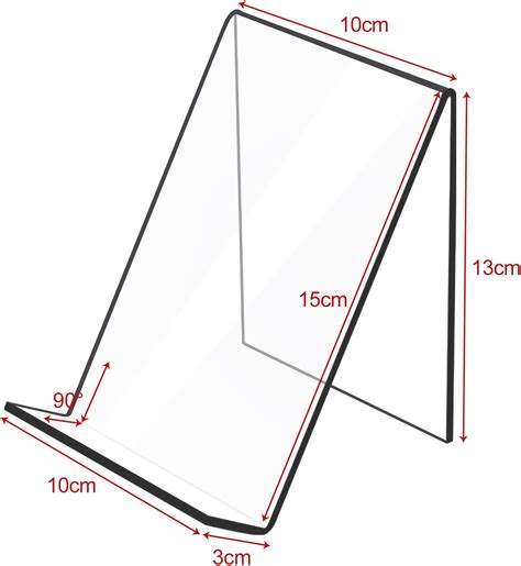 NASAGU Acrylic Book Stand 6PCS Clear Acrylic Display Easel, India | Ubuy