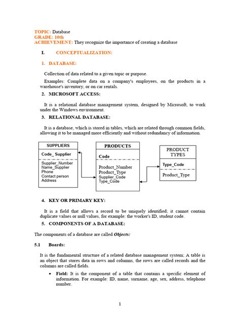Database Tutorial PDF 的图像结果