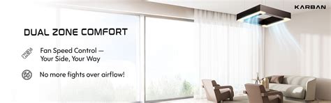 Buy Bladeless Ceiling Fan with Air Purifier & Chandelier Light |Karban