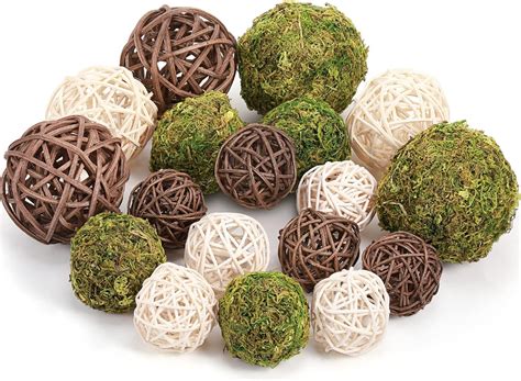Amazon.com: Jetec 18 Pcs Decorative Balls for Centerpiece Bowls Green ...