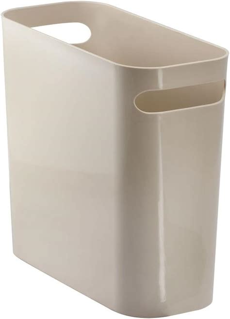 Buy mDesign Plastic Small Trash Can, 1.5 Gallon/5.7-Liter Wastebasket ...