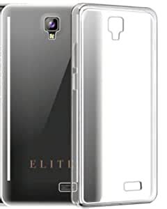 PAINTED FERN® Exclusive Soft Silicon/Transparent Back cover For Intex ...