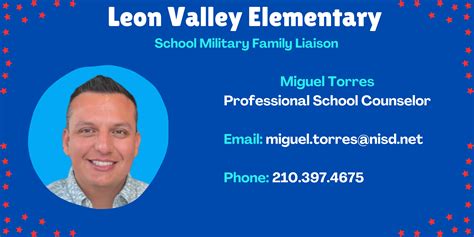 Military Families | Leon Valley Elementary School Northside Independent ...