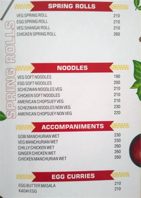 Menu at 7, Bengaluru, 1st Floor