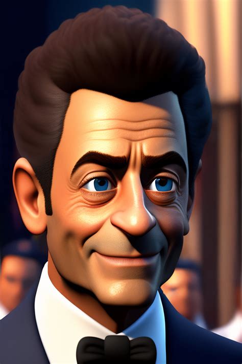 Lexica - Nicolas sarkozy as a pixar disney character caricature cute ...