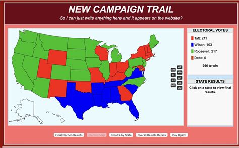The Campaign Trail Game