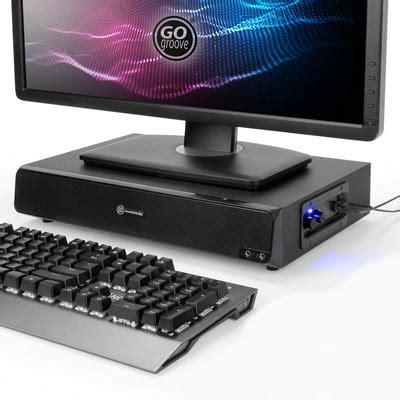 GOgroove USB Computer Speaker and Monitor Stand - India | Ubuy