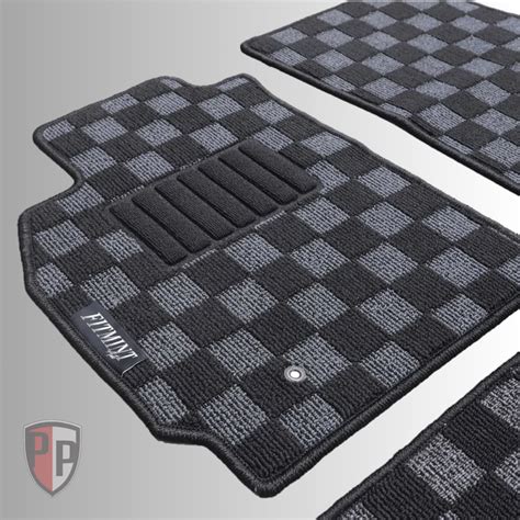 CHECKER Floor Mats Mitsubishi Lancer Evo 7 / 8 / 9 RS GSR (LHD ...