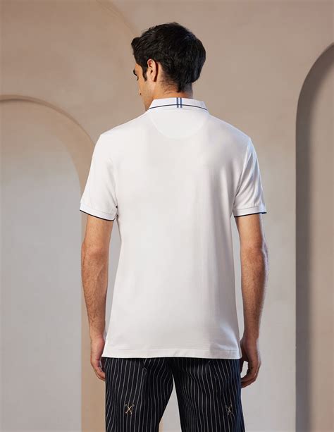 Buy Men Pacho X Slim Fit Polo Shirt White|U.S. Polo Assn. India