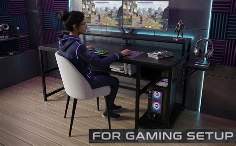 Riyan Luxiwood® Trio Computer Table in Engineering Wood for Home ...