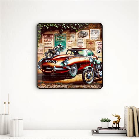 Buy Aura Retro Wooden Car Print Picture Frame - 30x30cm from Home ...