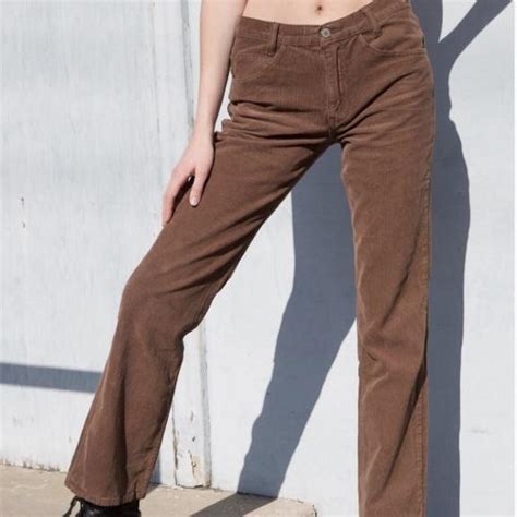 Brandy Melville Women's Brown Jeans | Depop