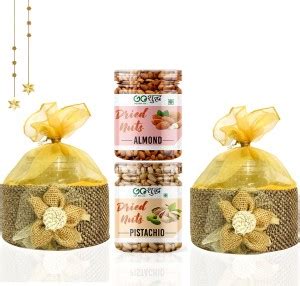 Goshudh Dry Fruit Gift Hamper Almond Pista 250Gm Each (Pack of 2 ...