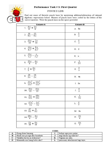 Image result for Performance Task in Math Quarter 1 Week 2