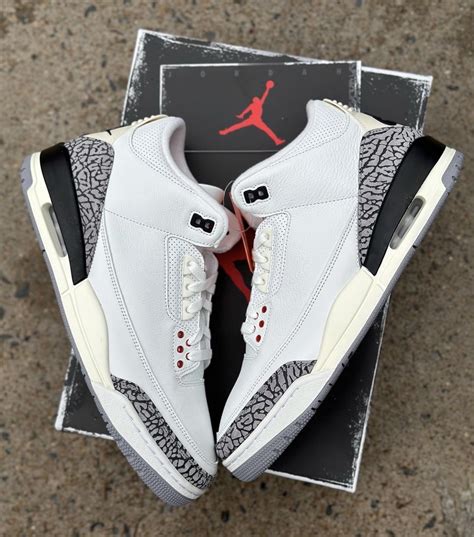 Official Photos of the Air Jordan 3 "White Cement Reimagined" - The Elite