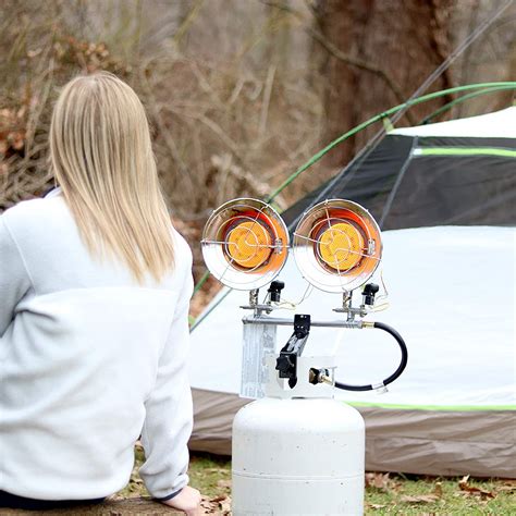 Mr. Heater MH30T Double Tank Top Propane Heater for Outdoor, Deck ...