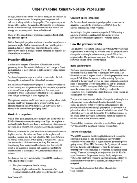 Image result for Constant Speed Propeller Explained