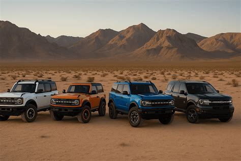2025 Ford Bronco Trims: Built for Any Adventure | Anderson Ford Bullhead City