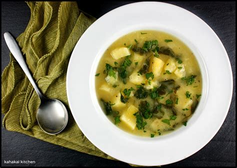 Kahakai Kitchen: Leek & Potato Soup with Watercress: Creamy ...