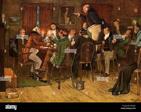 The Posthumous Papers Of The Pickwick Club by Charles Dickens. Caption ...