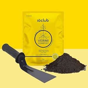 Kraft Seeds by 10CLUB 3-Inch Khurpi with 1Kg Vermicompost - Essential ...