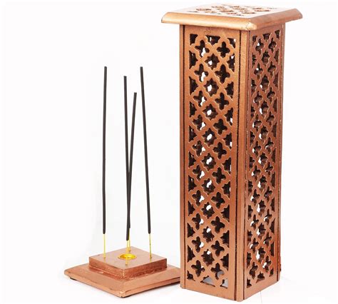CRAFTYKART Wooden Hand Carved Premium Incense Burner Incense Holder ...