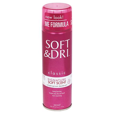 Amazon.com : Soft & Dri Aerosol Antiperspirant Deodorant, Soft Scent 6 ...