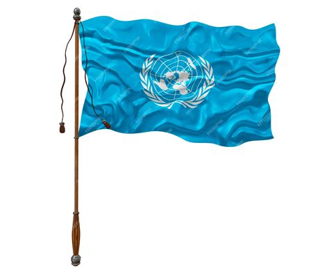Premium Photo | National Flag of United Nations Background with flag of United Nations