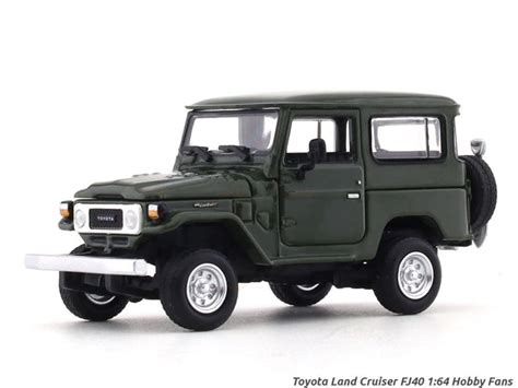 Toyota Land Cruiser FJ40 Green 1:64 Hobby Fans diecast scale model car ...