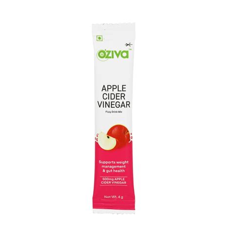 OZiva Apple Cider Vinegar Fizzy Drink, 6 Sachets (6x4 gm) Price, Uses ...