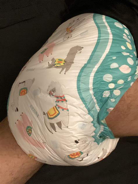 My first time wearing and sleeping through the night with diapers on ...