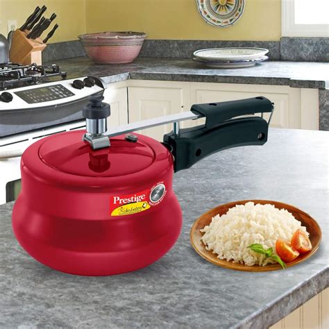 Prestige Nakshatra 3 Litre Aluminium Pressure Cooker | Inner Lid | Ind ...